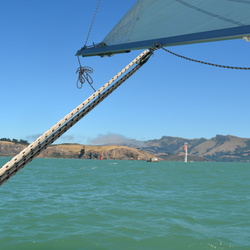 Sailing on Lyttelton Harbour in 2021